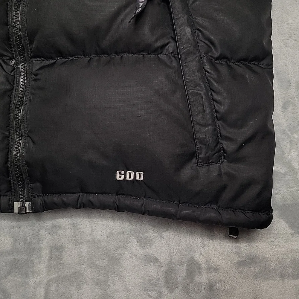 The North Face Puffer Vest Mens S Black 600 Down Nuptse Gorpcore Winter